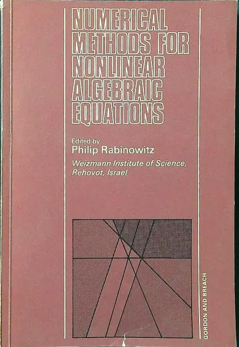Cover of Numerical Methods Nonlinear Al