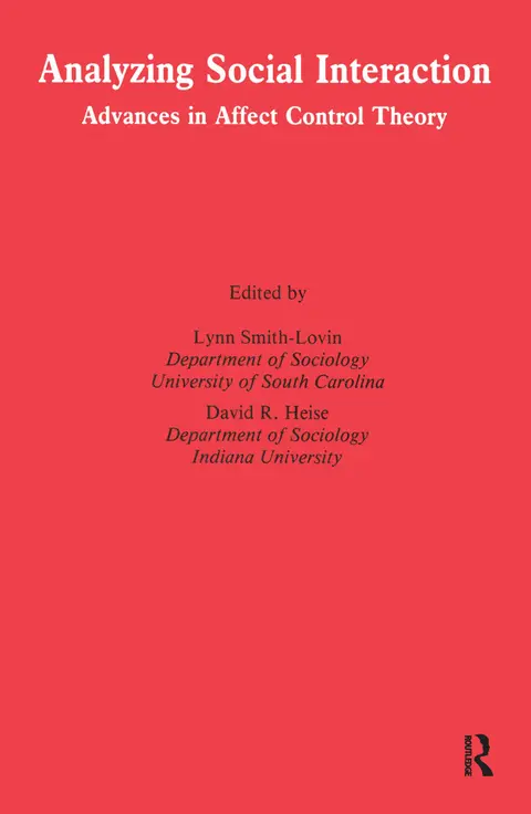 Cover of Analyzing Social Interaction