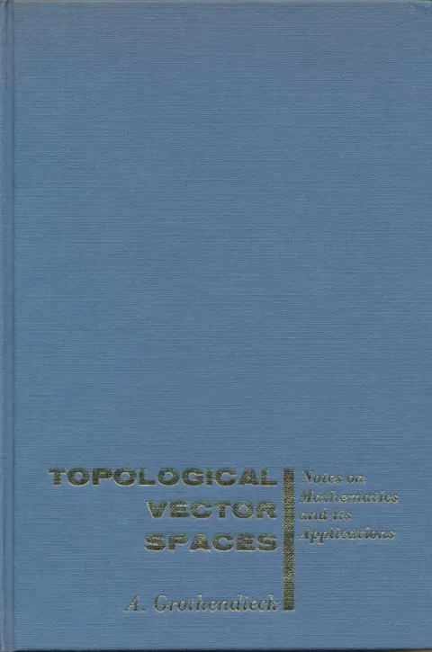 Cover of Topological Vector Spaces
