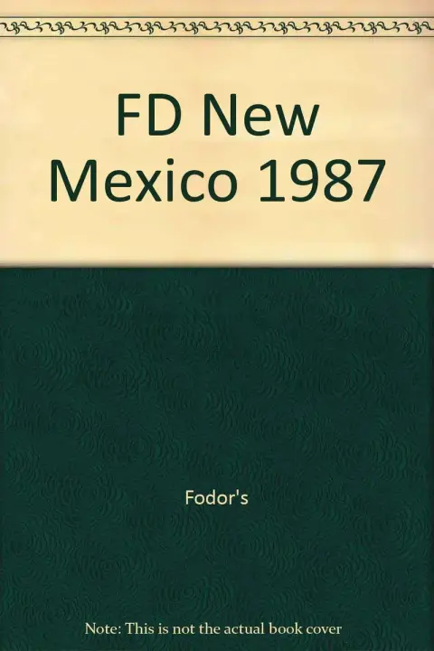 Cover of Fd New Mexico 1987