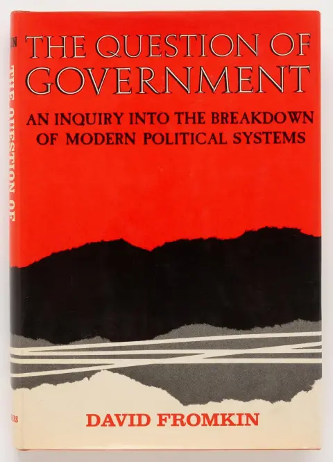 Cover of The question of government