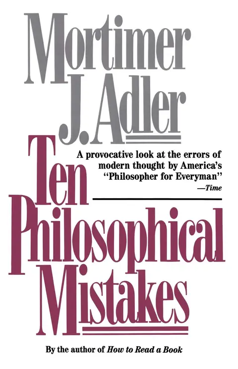 Cover of Ten Philosophical Mistakes