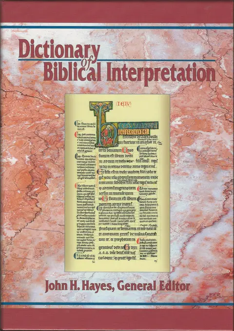 Cover of Dictionary of Biblical Interpretation