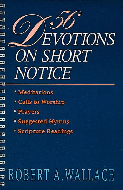 Cover of 56 Devotions on Short Notice