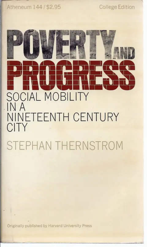 Cover of Poverty and Progress