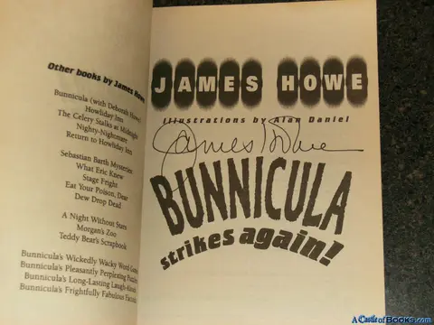 Cover of Bunnicula Strikes Again!