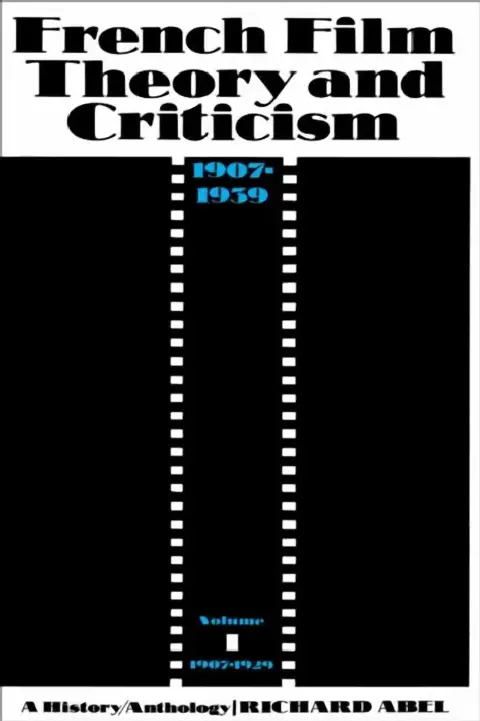 Cover of French Film Theory and Criticism, Volume 1