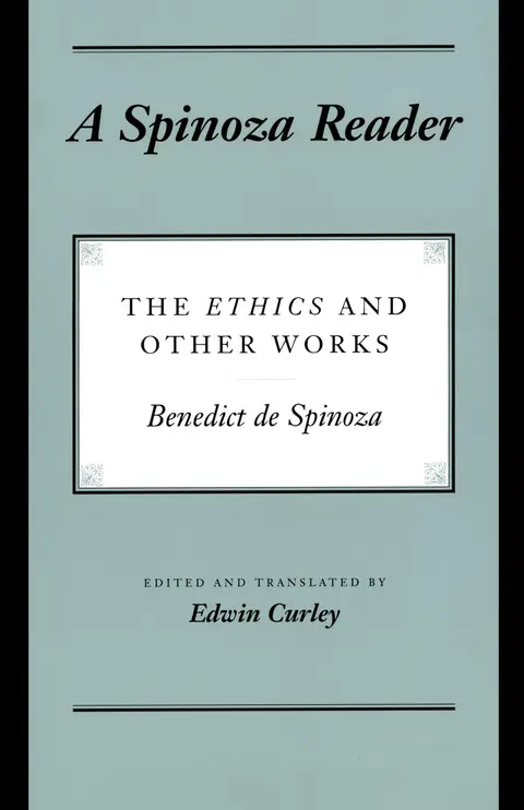 Cover of A Spinoza Reader