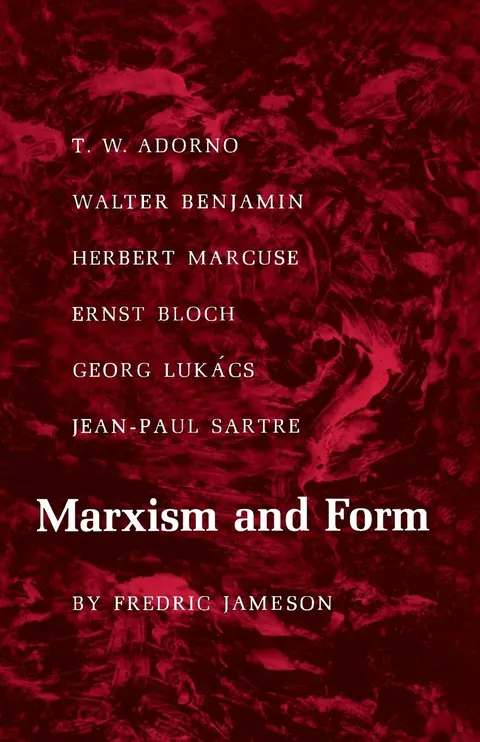 Cover of Marxism and Form