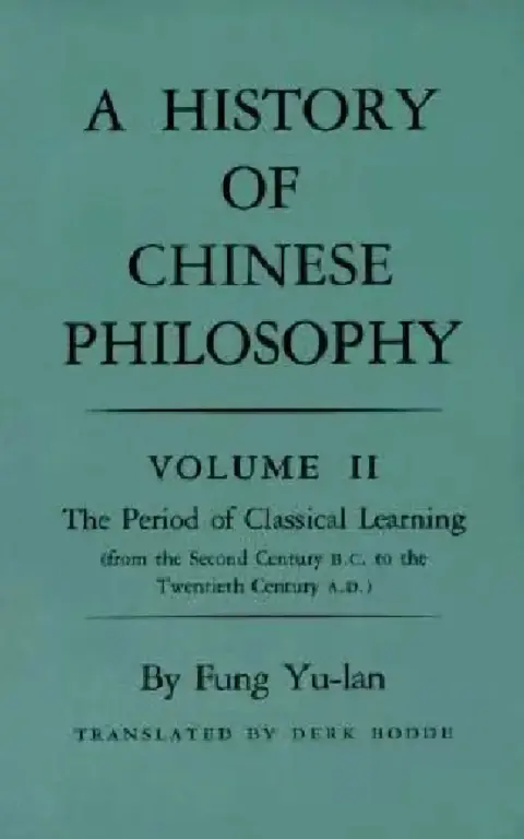 Cover of History of Chinese Philosophy, Volume 2