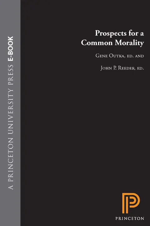Cover of Prospects for a Common Morality