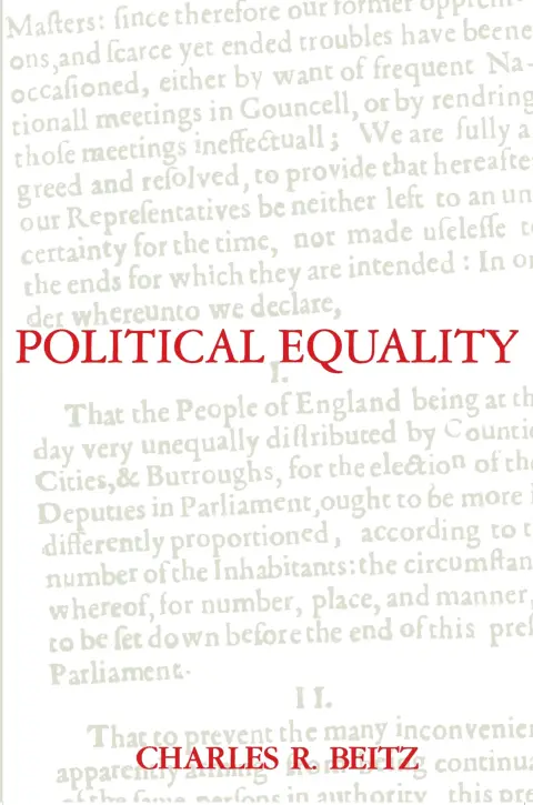 Cover of Political Equality