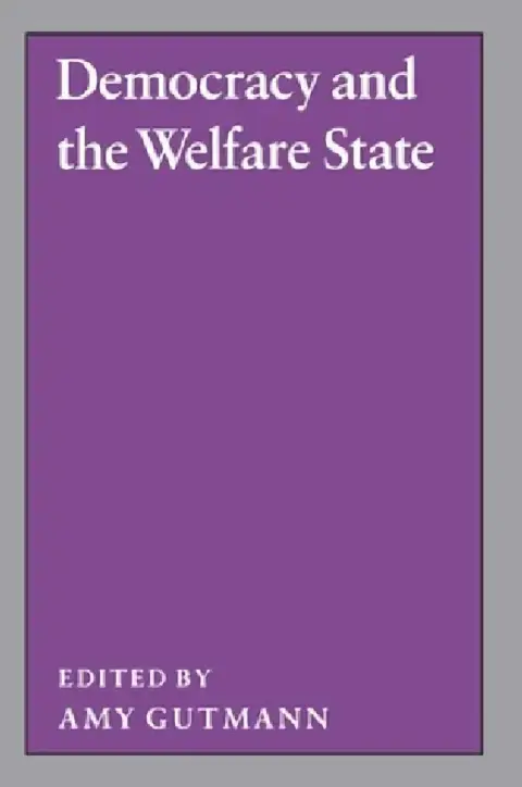 Cover of Democracy and the Welfare State