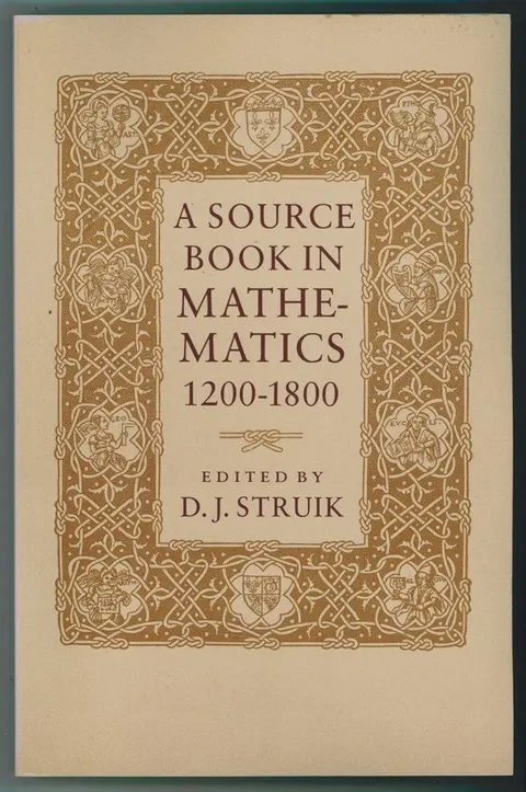 Cover of Source Book in Mathematics, 1200–1800 (Paper)
