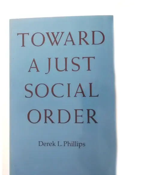 Cover of Toward a Just Social Order (Paper)