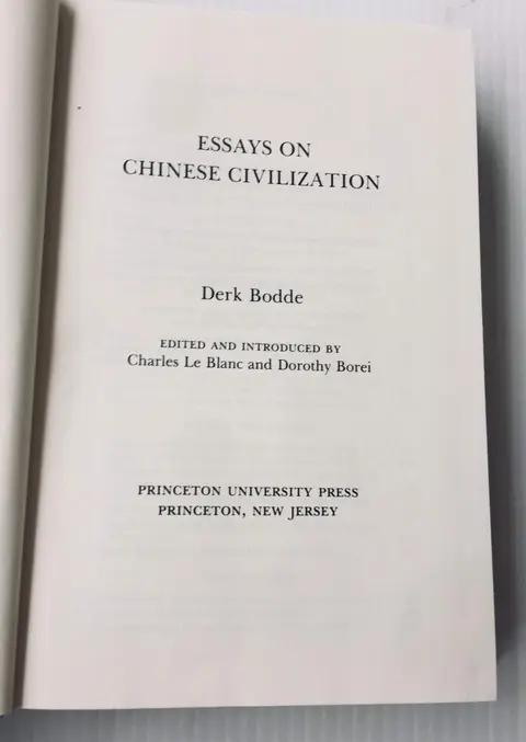 Cover of Bodde