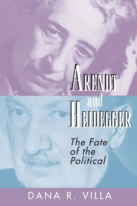 Cover of Arendt and Heidegger