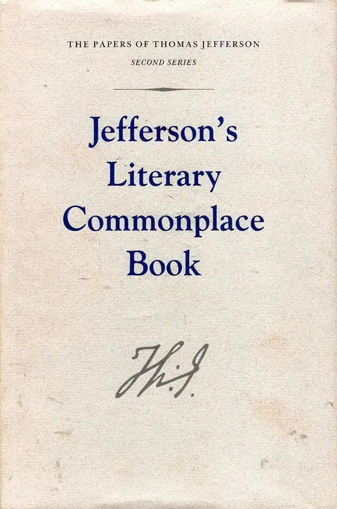 Cover of Jeffersons Literary Commonplace Book