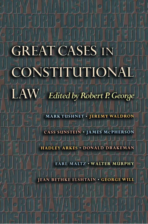 Cover of Great Cases in Constitutional Law