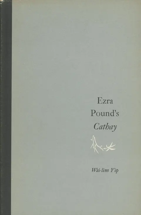 Cover of Ezra Pound`s Cathay
