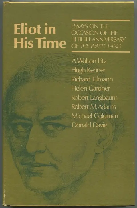 Cover of Eliot in His Time