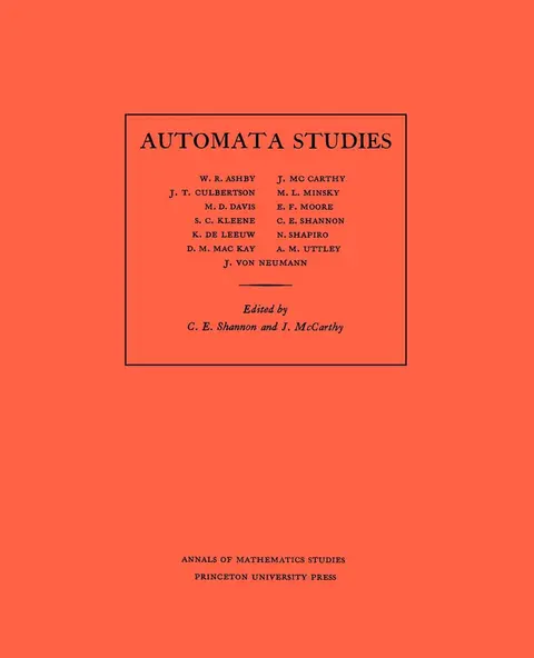 Cover of Automata Studies