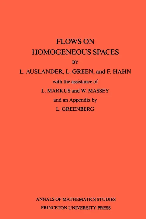 Cover of Flows on Homogeneous Spaces