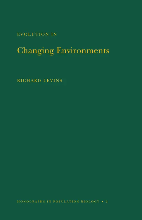 Cover of Evolution in Changing Environments