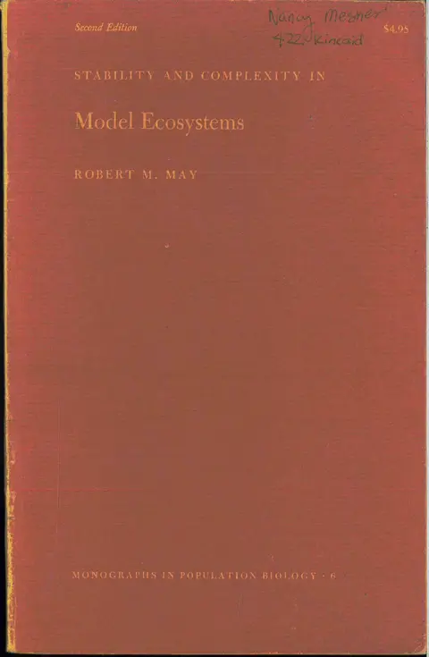 Cover of Stability & Complexity in Model Ecosystems (Paper)