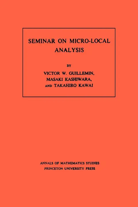 Cover of Seminar on Micro-Local Analysis