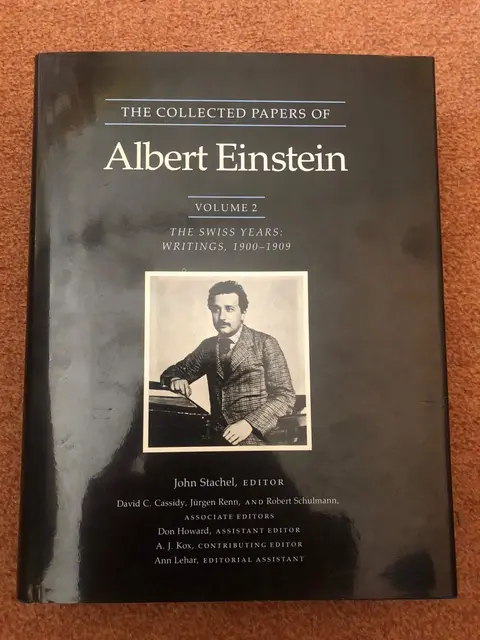 Cover of The Collected Papers of Albert Einstein, Volume 1