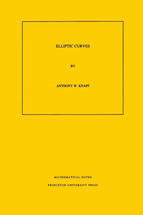 Cover of Elliptic Curves
