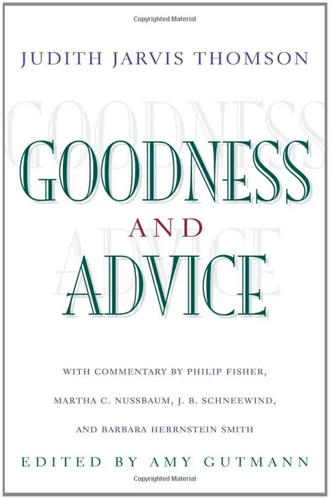 Cover of Goodness & Advice