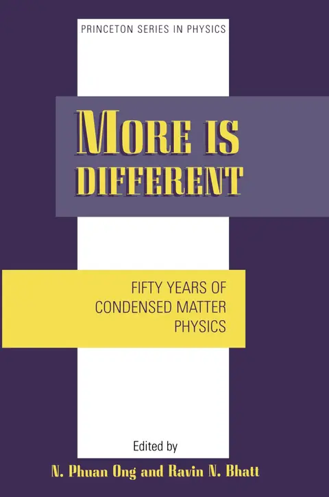 Cover of More is Different