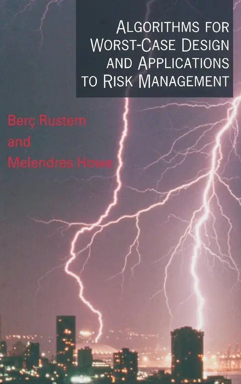 Cover of Algorithms for Worst-Case Design and Applications to Risk Management