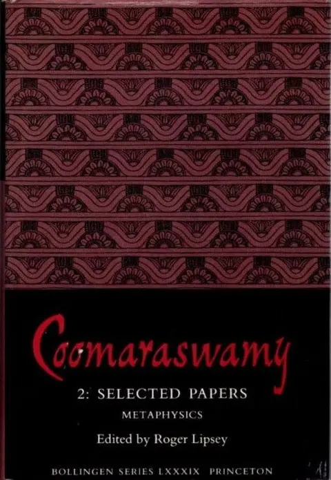 Cover of Coomaraswamy