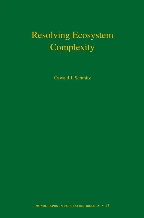 Cover of Resolving Ecosystem Complexity