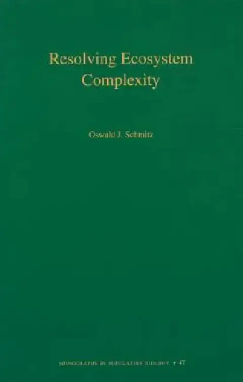 Cover of Resolving Ecosystem Complexity