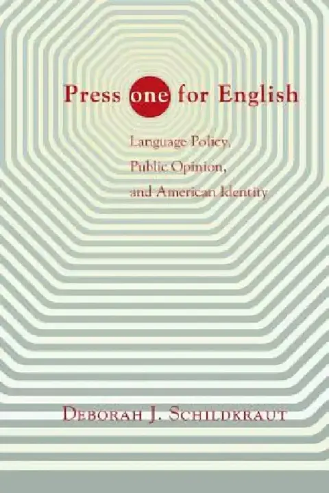 Cover of Press "one" for English
