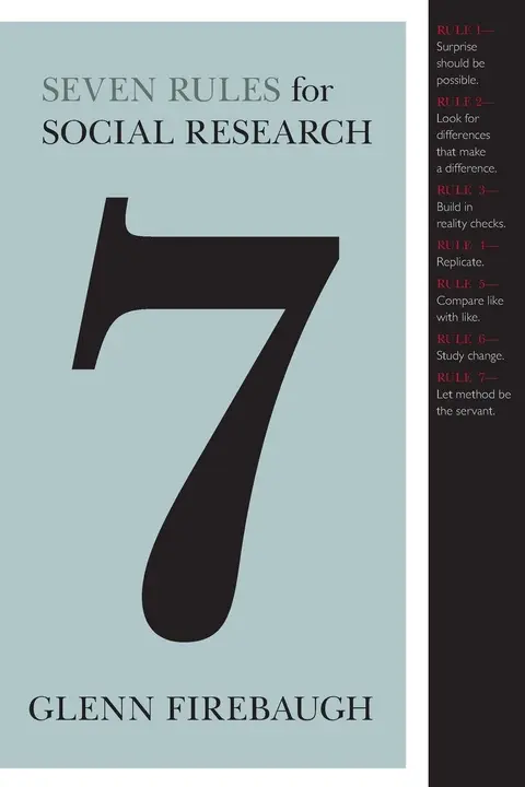 Cover of Seven Rules for Social Research