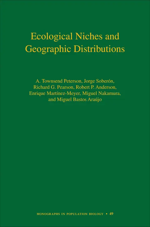 Cover of Ecological Niches and Geographic Distributions