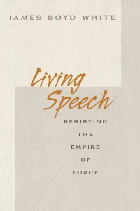 Cover of Living Speech