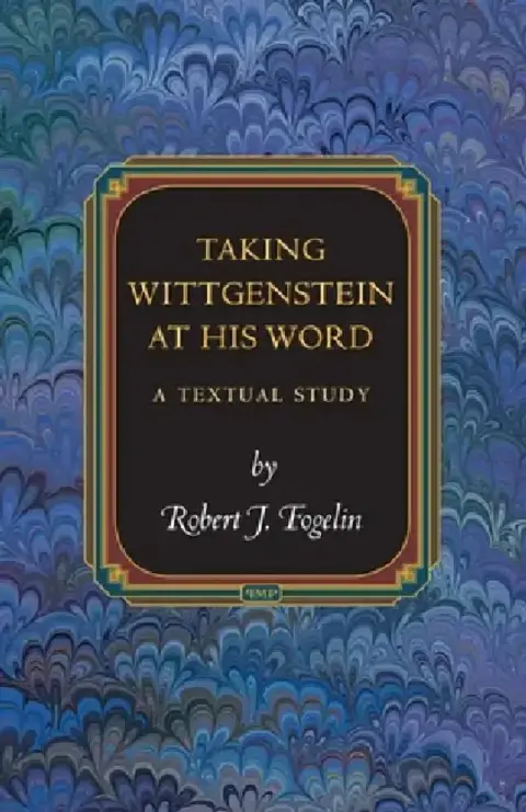 Cover of Taking Wittgenstein at His Word