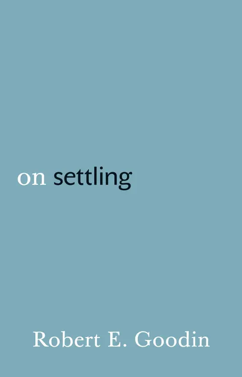 Cover of On Settling