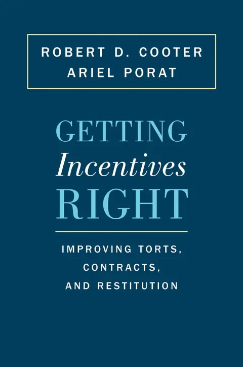 Cover of Getting Incentives Right