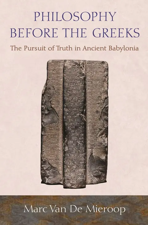 Cover of Philosophy before the Greeks