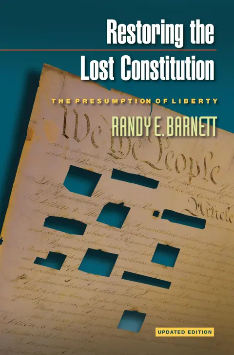 Cover of Restoring the Lost Constitution