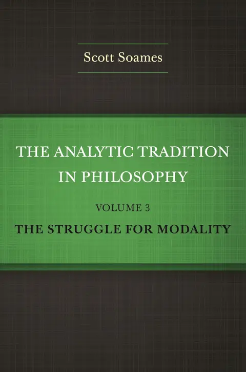 Cover of The Analytic Tradition in Philosophy, Volume 3