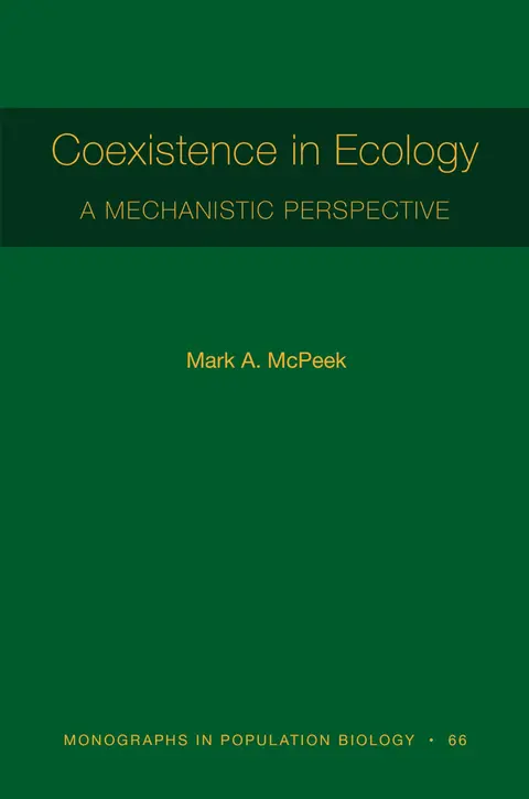 Cover of Coexistence in Ecology