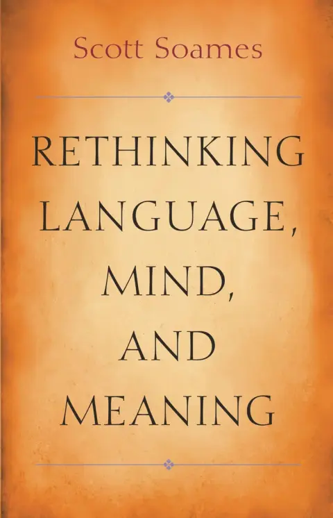 Cover of Rethinking Language, Mind, and Meaning